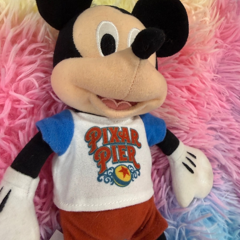 Disney Parks Mickey Mouse Pixar Pier Plush Toy California Adventure Souvenir - Picture 2 of 7